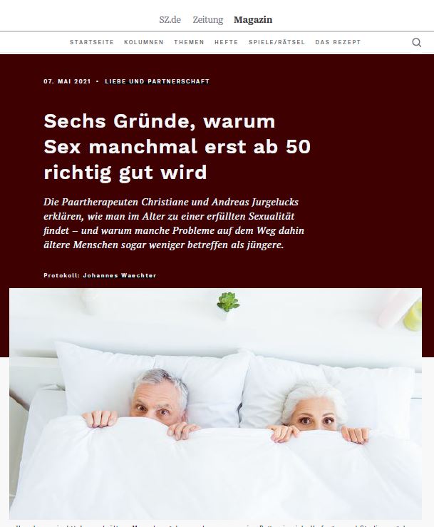 Interview SZ: Sex ab 50